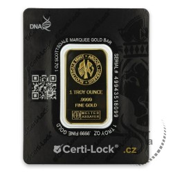 Gold Bar 1 oz Scottsdale Marquee MultiCert .9999 Au