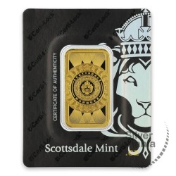 zlatý slitek 1 oz Scottsdale Marquee MultiCert .9999 Au