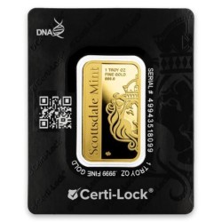 gold bar 1 oz Angel Michael PAMP Scottsdale Mint .9999 Au