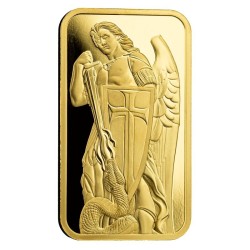 gold bar 1 oz Angel Michael PAMP Scottsdale Mint .9999 Au