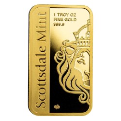 gold bar 1 oz Angel Michael PAMP Scottsdale Mint .9999 Au