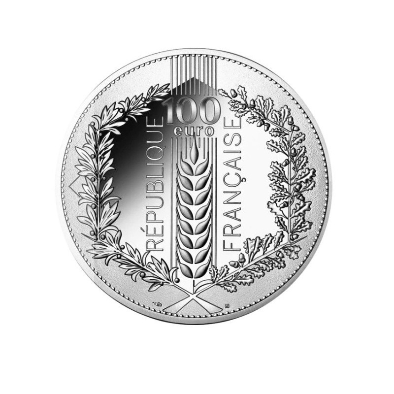 stříbrná mince 100 EURO Pšenice 2022 Francie (50g .900Ag)