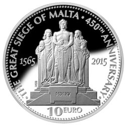 10 Euro 2015 - 450th Anniversary Of The Great Siege Of Malta PROOF