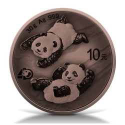 China Panda 30g 2022 ANTIQUED COPPER