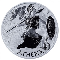 1 oz Gods of Olympus Athena 2022 BU (5.)