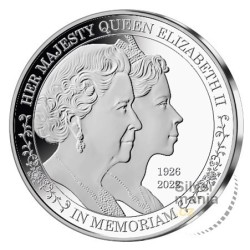 1 oz Queen Elizabeth David Cornells Double Portrait 2022