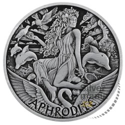 1 oz Bohové Olympu Afrodita (Aphrodite) 2022 Antique (6.)