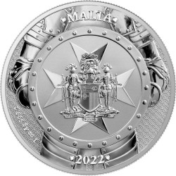1 oz 5 EURO Rytíři minulosti 2022 Malta (2.) .9999Ag