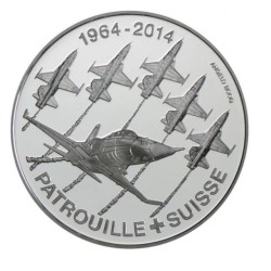 20 FR Švýcarsko Letecká akrobacie Patrouille Suisse PROOF 2014