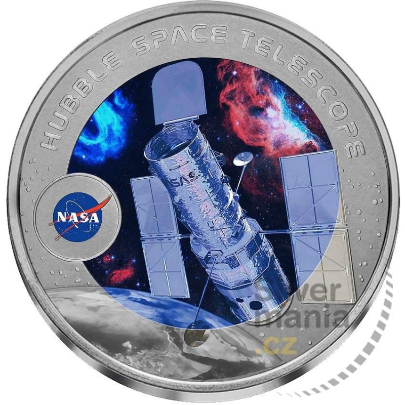 Titanium coin 1 oz NASA Hubble Telescop 1/2 Dollar 2022