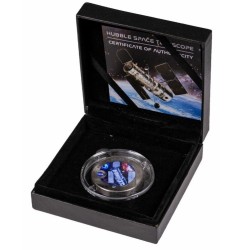 Titanium coin 1 oz NASA Hubble Telescop 1/2 Dollar 2022
