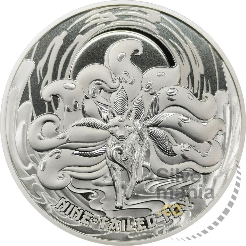 1 oz Asijská mýtická stvoření LIŠKA - FOX Samoa 2023 BU (1.)