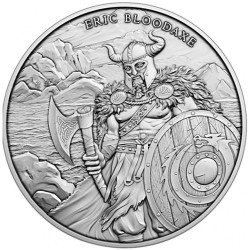 1 oz Legendary Warriors Eric Bloodaxe .999 Ag (1.) ST