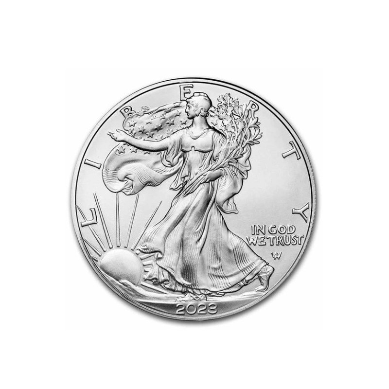 stříbrná mince 1 oz American Silver Eagle 2022 BU