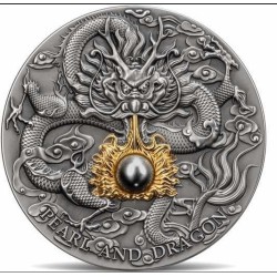 2 oz Black pearl and dragon 2023 NIUE