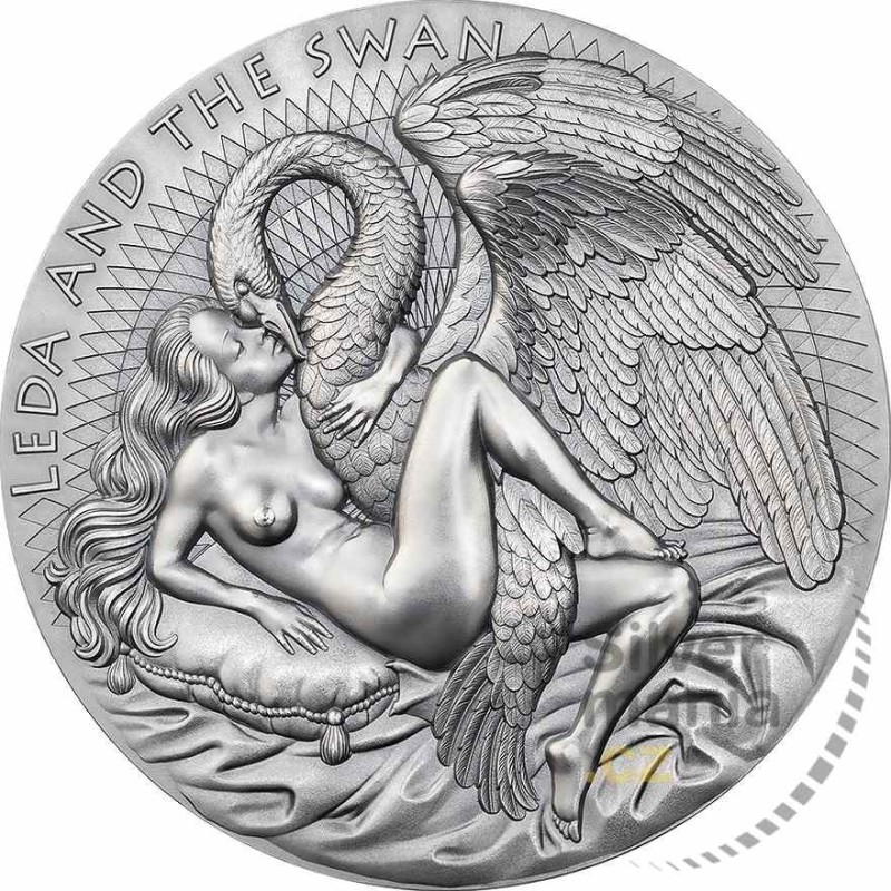 2 oz Leda and the Swan Celestial Beauty 2023 Ag 2000francs