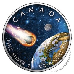 1 oz Maple Leaf Vesmír - Meteorit 2023  (1.)