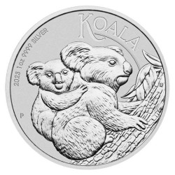 stříbrná mince 1 oz australská koala 2023 BU