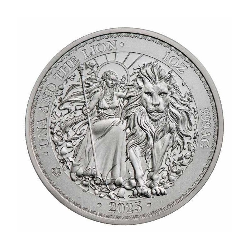 1 oz Una and the Lion 2023 BU St. Helena