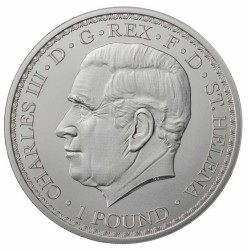 1 oz Una and the Lion 2023 BU St. Helena