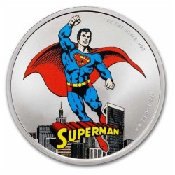 1 oz DC Comics Superman 2023 BU kolorovaný v blistru