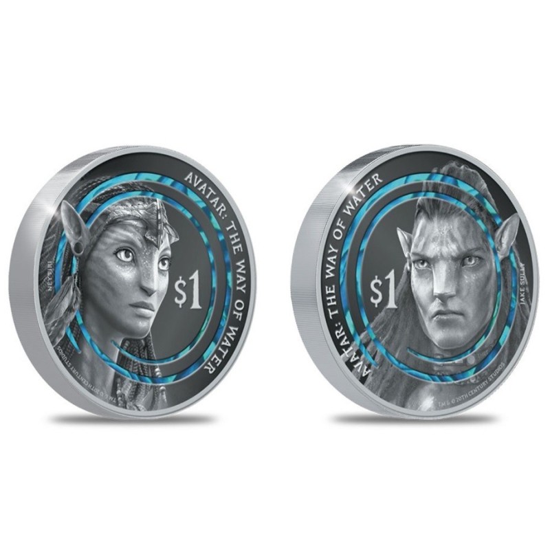 Avatar - The Way of Water 'Neytiri and Jake'  Silver 2 x 1 oz Proof 2023
