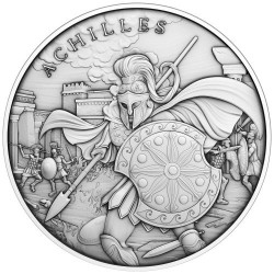 1 oz Legendary Warriors Achilles .999 Ag (3.)