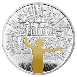 Music Legends - Shirley Bassey 1 oz PROOF coloured