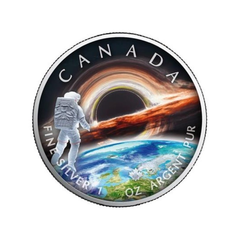 1 oz Maple Leaf The Universe - The Earth 2023  (9.)