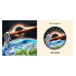 1 oz Maple Leaf The Universe - The Earth 2023  (9.)