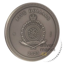 2 oz Lost World Cities Pompeii 2023 High Relief + Antique (3.)