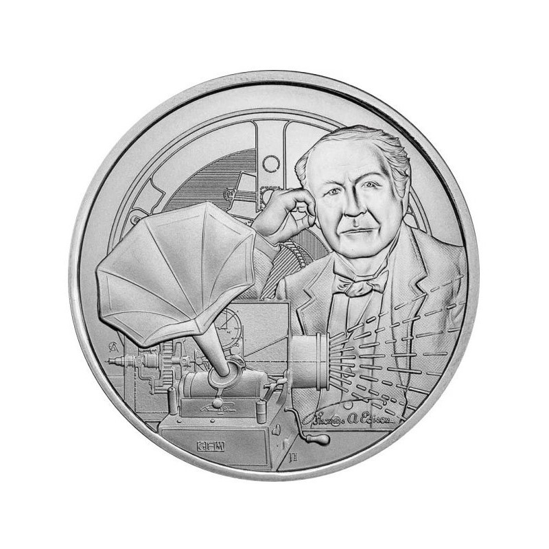 1 oz Icons of Inspiration: Thomas Edison 2023 Ag BU (7.)