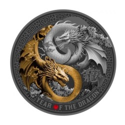 14g Lunar DRAGON 2024 Black Proof Cameroun